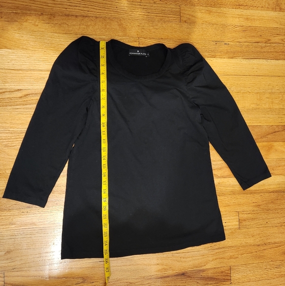 Tuckernuck Pomander Place Black Vesty Long Sleeve Crewneck Size Medium - Picture 4 of 6